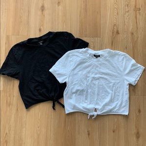 TopShop crop tees
